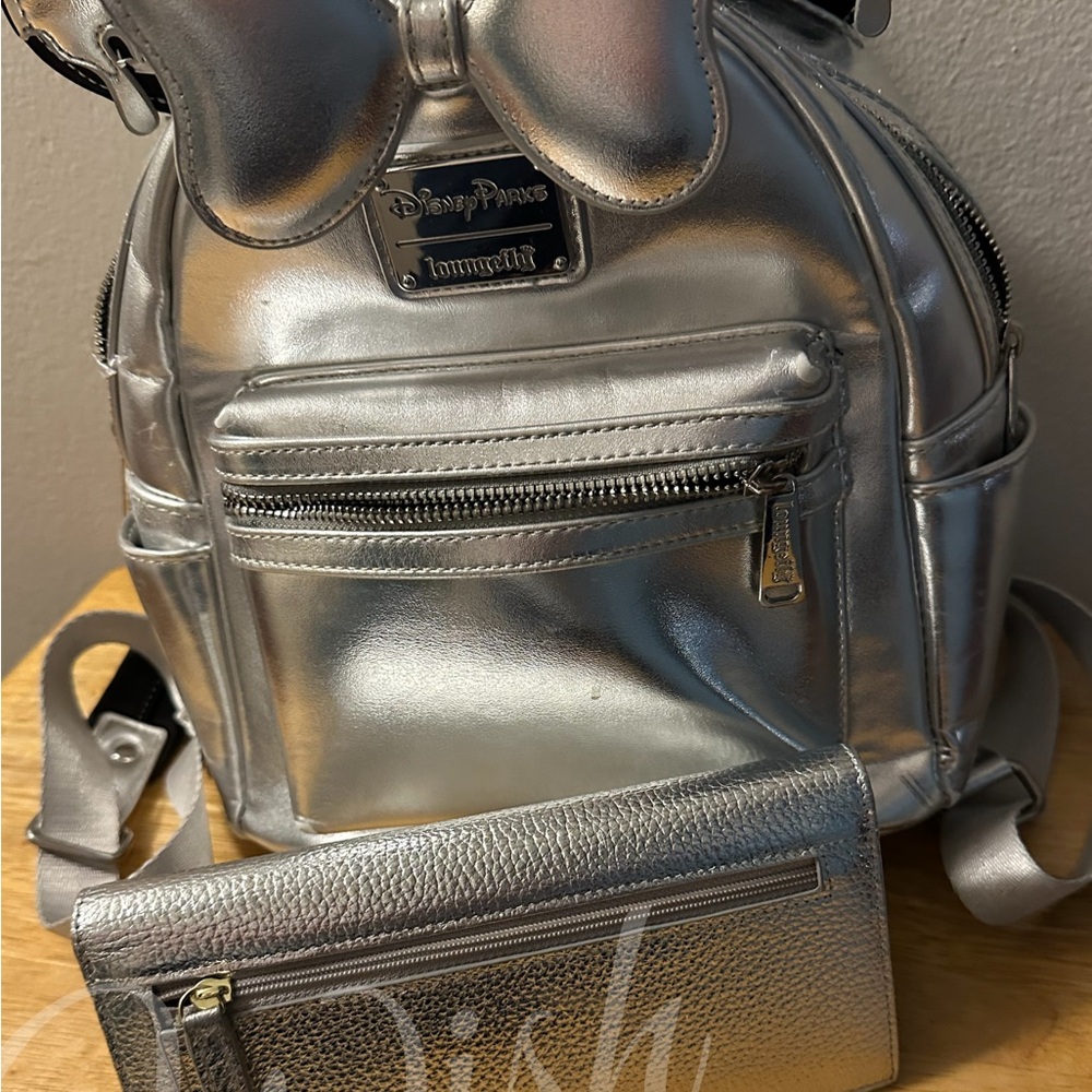 Disney Parks Loungefly 100 Years of Wonder Mini Backpack + Wallet – GUC